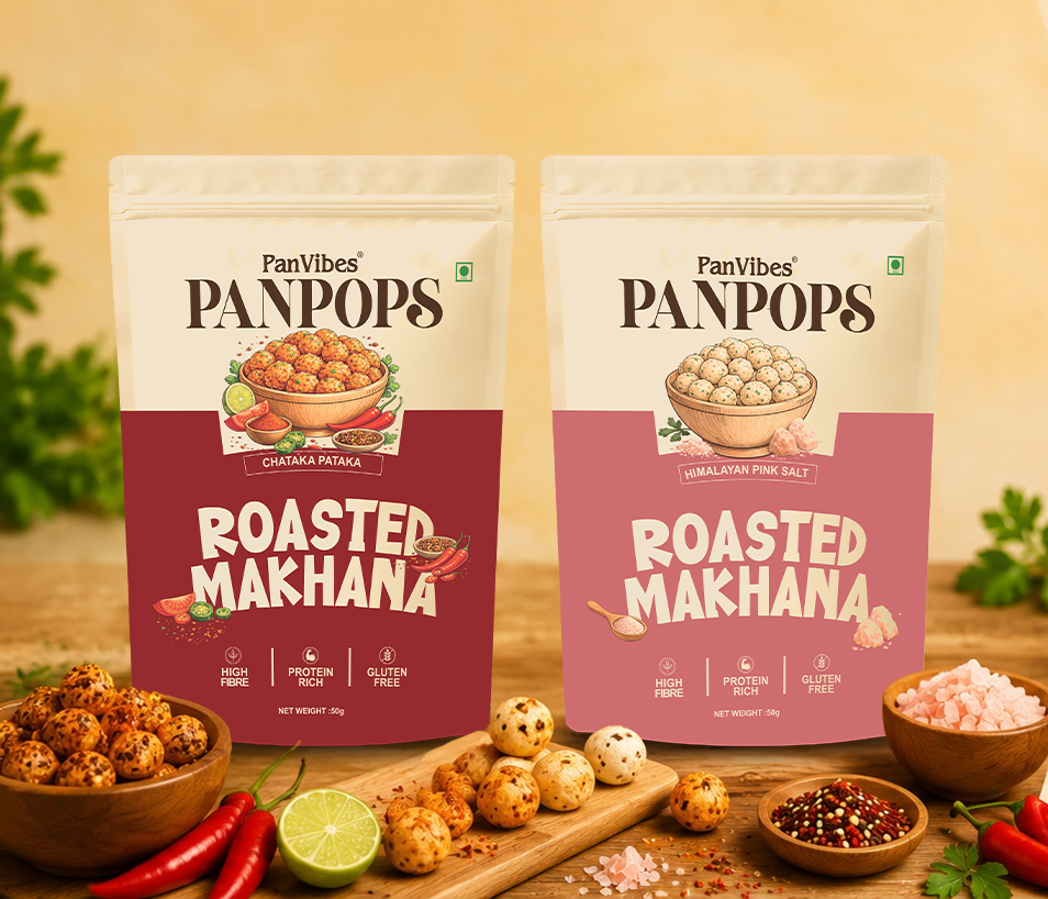 Chataka Pataka & Himalayan Pink Salt Roasted Makhana Combo Pack