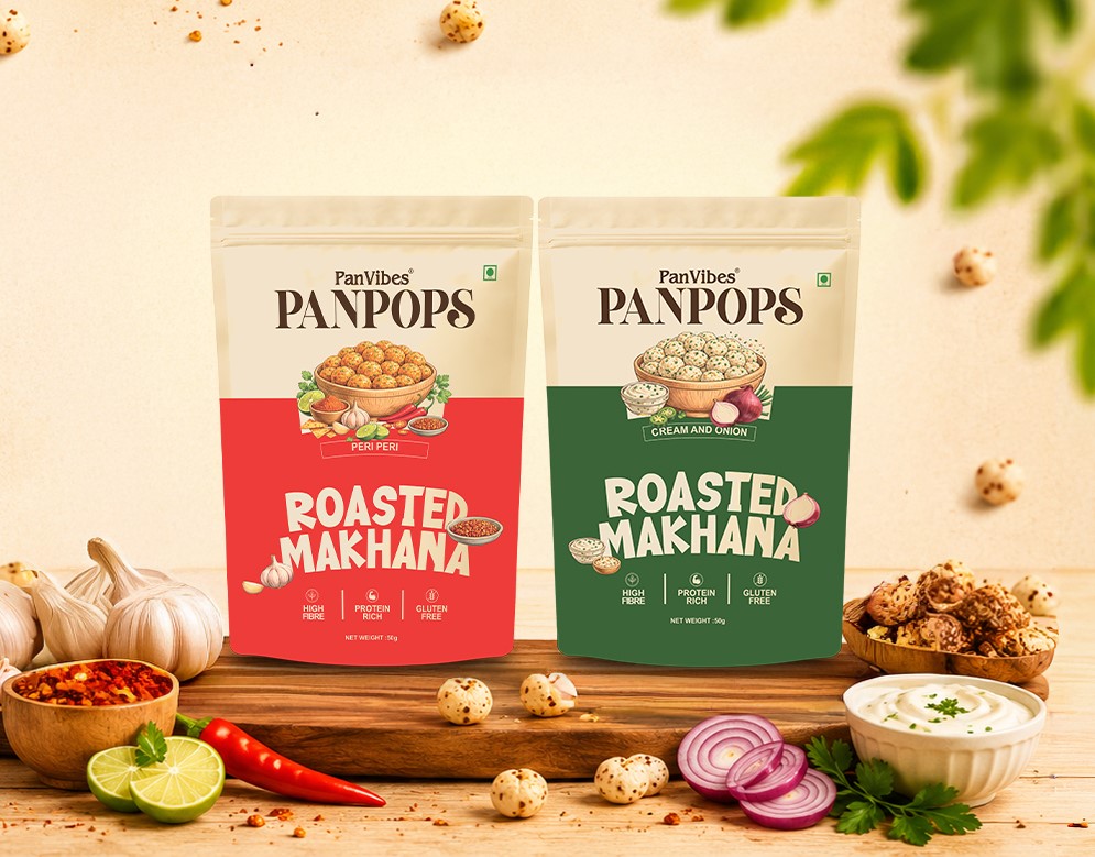 Peri Peri & Cream & Onion Roasted Makhana Combo Pack