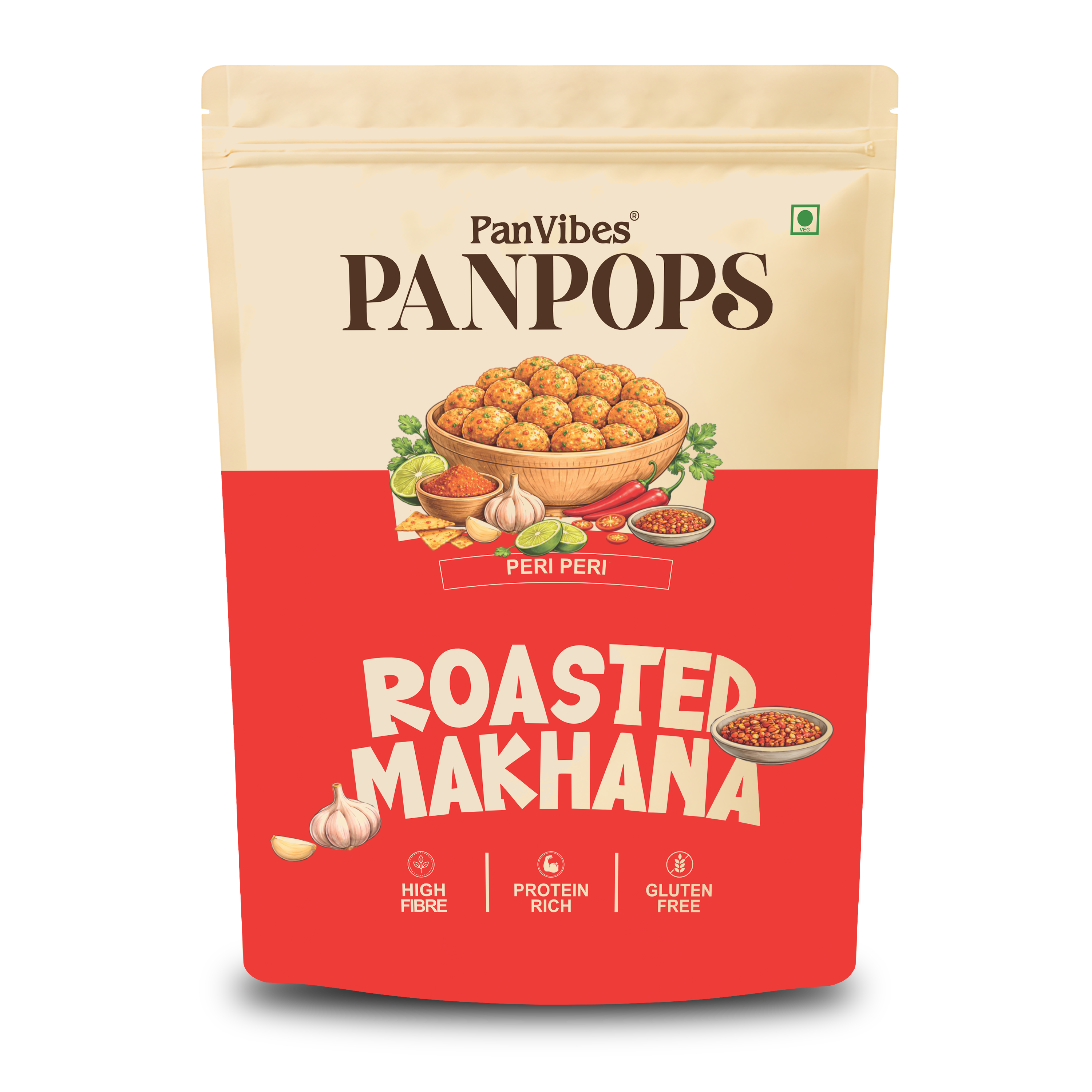 Peri Peri Roasted Makhana â€“ Spicy, Zesty & Protein-Rich Snack